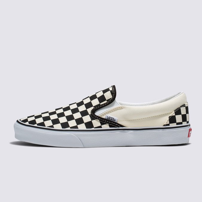 Tênis Slip-On Checkerboard Black White