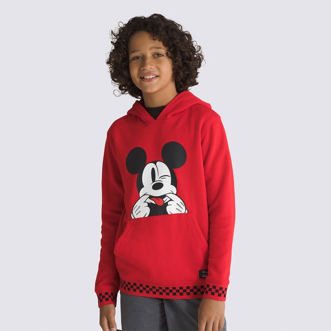 Moletom Funhouse Po Infantil 100 Club Disney Racing Red